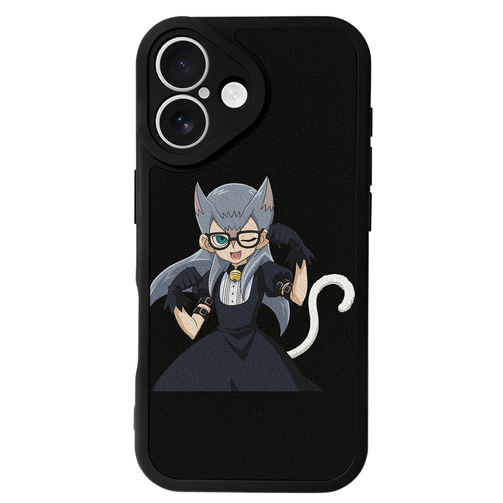 遊☆戯☆王 Yu-Gi-Oh! 【iPhone 16シリーズ対応】シリコンスマホケース（レザー調） 材質：シリコン
